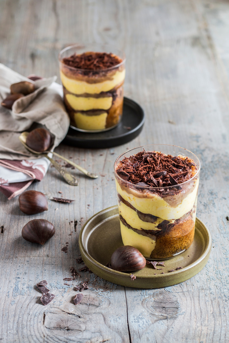 Tiramisù with chestnuts and chocolate (ph. Tiziana Molti)